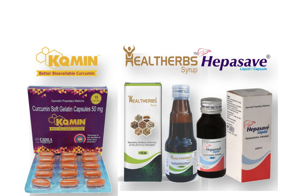 Chezgreen KQMIN, Healtherbs and Hepasave product packs